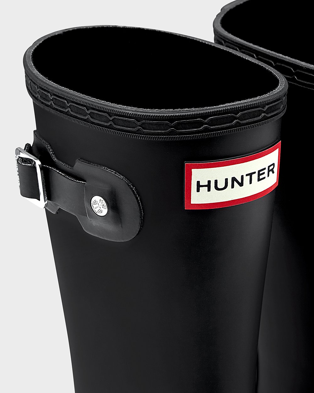 Regenlaarzen Kinderen - Hunter Original Big - Zwart - 95MZSPTNY